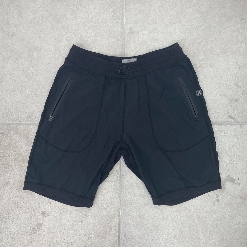 REIGNING CHAMP crepe tech MEN’S SHORTS (black - LARGE)